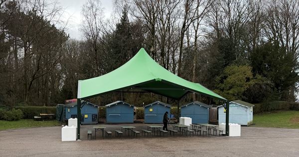 WP temp cafe huts